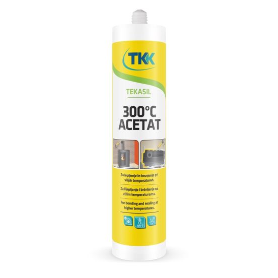 TKK SILIKON 300 C crni 300ml