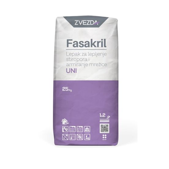 FASAKRIL LEPAK ZA STIROPOR UNI/25KG
