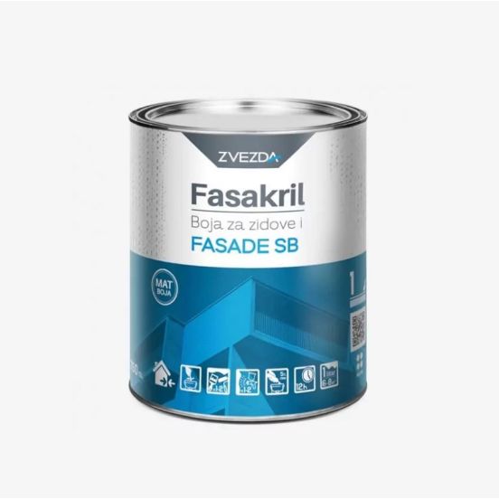 Fasakril akrilna boja za fasade Helios