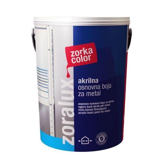 ZORALUX Akrilna osnovna za metal siva 0.7l
