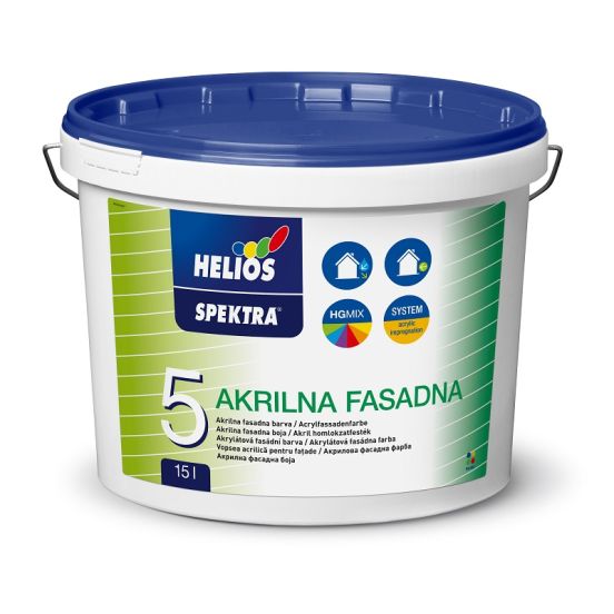 Spektra akrilna boja za fasadu Helios
