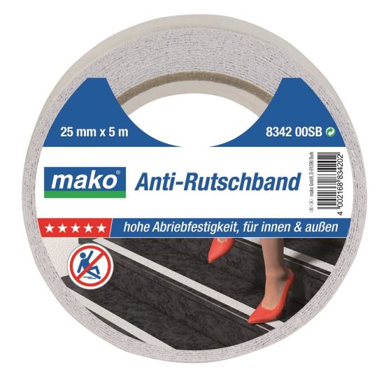 Traka prot.kliz.5m*25mm bela