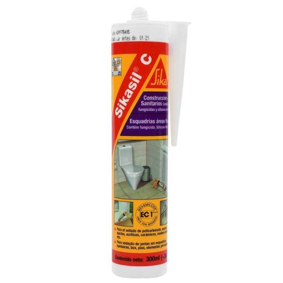 SIKASIL C-neutralni silik.300ml